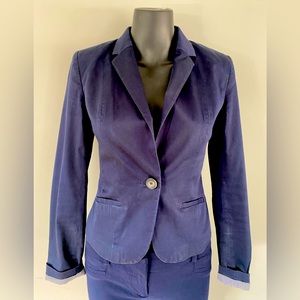 Forever 21 Blue Button down Blazer Sz Small